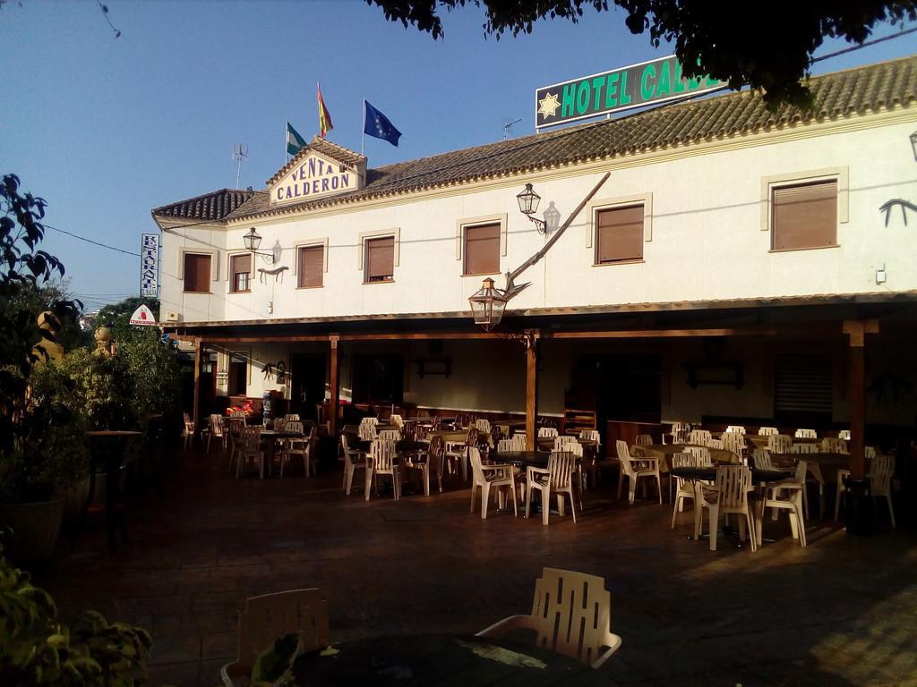 Hotel Restaurante Calderon Arcos de la Frontera Bagian luar foto